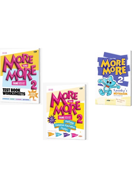 2025 2. Sınıf More and More Test Book - More and More Haftalık Föy - More and More Speakys Akıllı Defter
