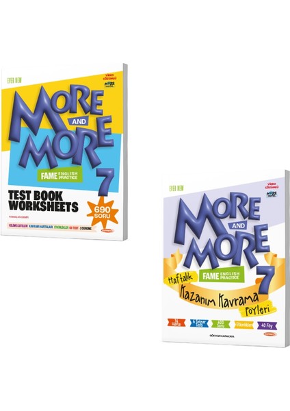 2025 7. Sınıf More and More Test Book - More and More Kazanım Föyleri