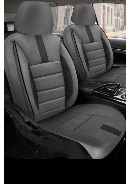 Renault Laguna Uyumlu Koltuk Kılıfı Mirage Serisi - Füme