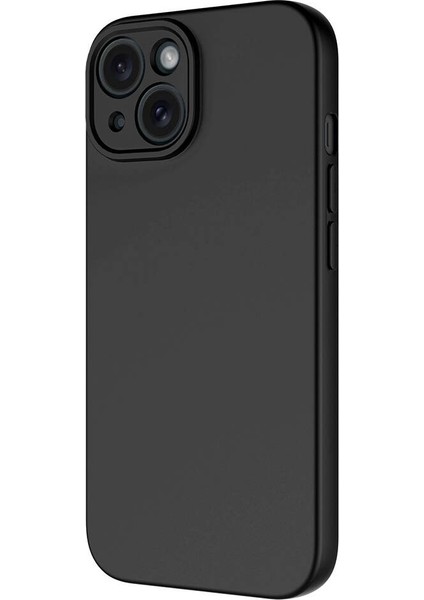 Apple iPhone 15 Kılıf Mara Lansman Kapak-Siyah