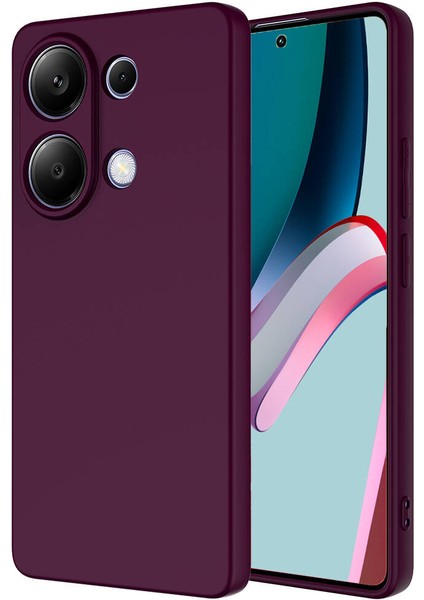 Xiaomi Redmi Note 13 Pro 4g Kılıf Mara Lansman Kapak-Koyu Mor