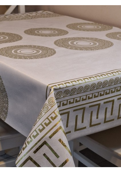 Elyaflı Pvc Muşamba - Desenli Silinebilir Masa Örtüsü
