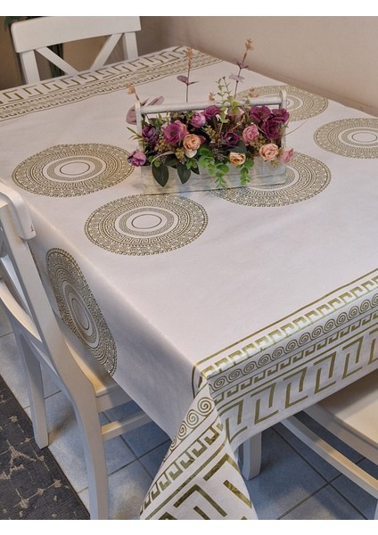 Elyaflı Pvc Muşamba - Desenli Silinebilir Masa Örtüsü indirimleri