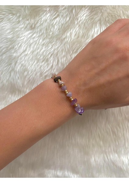 Ametist Doğal Taş Halhal Veya Bileklik fiyatları