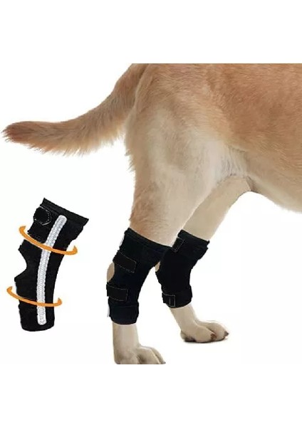 1 Adet Köpekler Için Esnek Parçalı Bandaj Karpal Diz Ekleminde Patileri Zayıflayan Köpekler Için