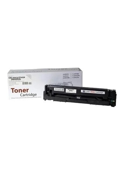 Hp CF542A Sarı Muadil Toner - ( Hp 203A ) / Hp Color Laserjet M254 / Laserjet Pro M280 / Pro M281 Toneri