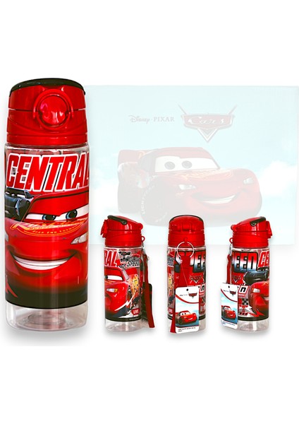 Disney Lisanslı Cars 500 ml Suluk Matara Sürpriz Hediyeli !