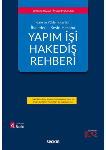 Yapım İşi Hakediş Rehberi - İbrahim Atalay