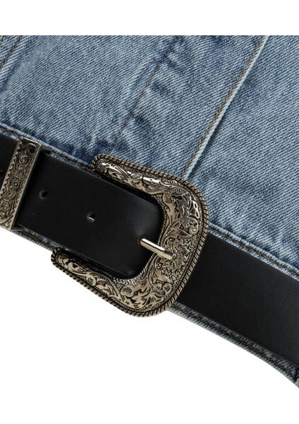 Kemerli Jean Ceket fırsatları