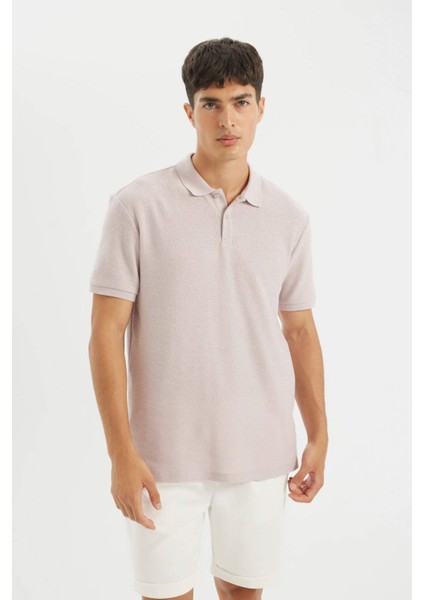 Regular Fit Kısa Kollu Krep Polo Tişört C4149AX24SM modelleri