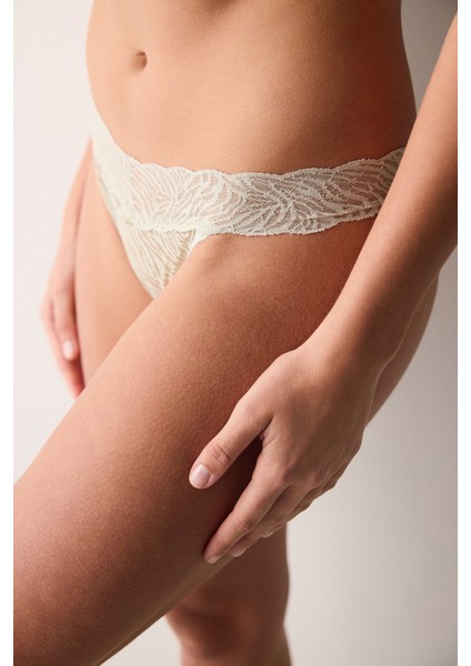 Easy Cotton Trim Açık Pembe Tanga Külot