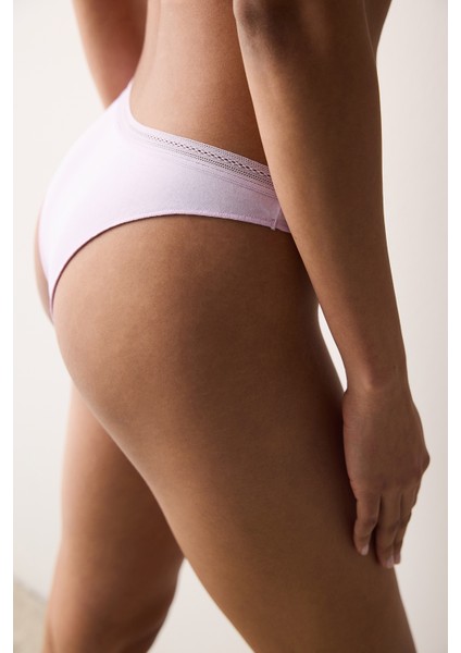 Easy Cotton Trim Açık Pembe Brazilian Külot modelleri