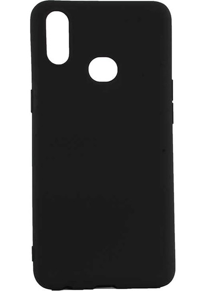 29042 Galaxy A10S ile Uyumlu Kılıf Zore Premier Silikon Siyah