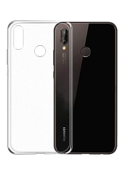 P20 Lite Uyumlu Şeffaf Süper Silikon Kılıf