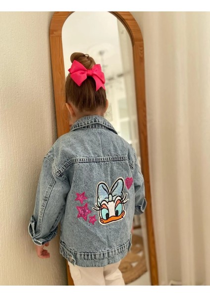 Kız Çocuk Mevsimlik Daisy Kot Mont-Kot Ceket
