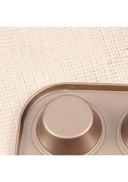 12 Bardak Muffin Kalıbı Seti, 2 Adet Bakeware Yapışmaz Cupcake Fırın Tepsisi Karbon Muffin Kalıpları Kek Için Pişirme Kalıbı (Yurt Dışından)