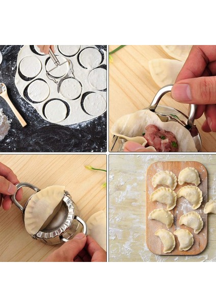 Köfte Makinesi 4 Adet, Çin Wonton Pie Ravioli Hamuru Pasy Için (Yurt Dışından)