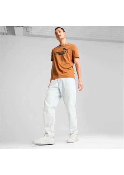 Ess Logo Tee Erkek Kahverengi Tişört - 586667 28 fiyatları