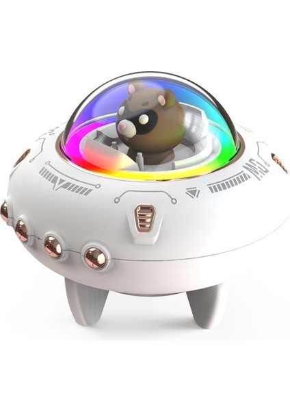 Yüksek Hacimli Mini Uçan Daire Bluetooth Hoparlör (Yurt Dışından)