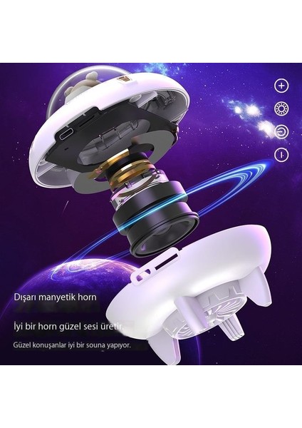 Yüksek Hacimli Mini Uçan Daire Bluetooth Hoparlör (Yurt Dışından) fiyatları