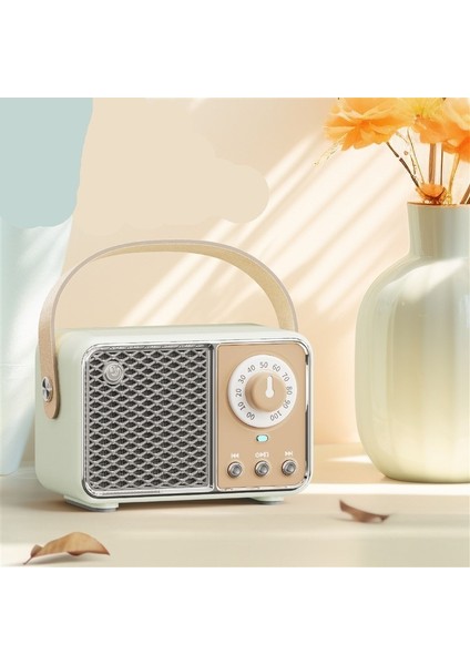 Retro Bluetooth Hoparlör Mini Taşınabilir Hoparlör (Yurt Dışından)