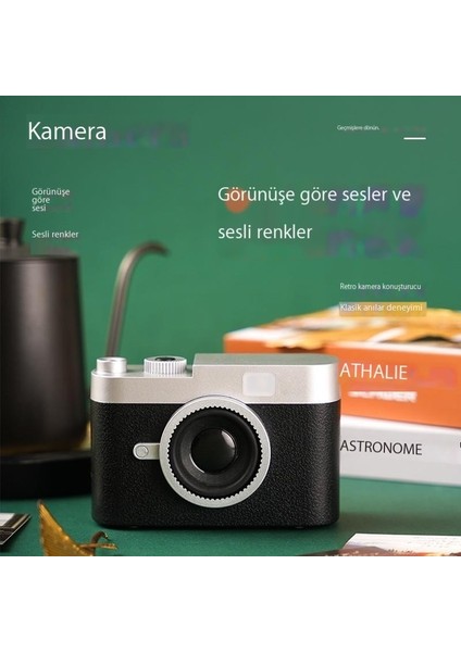 Ev Kullanımı Için Kamera Şeklinde, Işıklı Bluetooth Hoparlör (Yurt Dışından) fiyatları