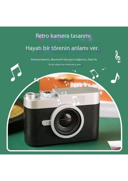 Ev Kullanımı Için Kamera Şeklinde, Işıklı Bluetooth Hoparlör (Yurt Dışından) modelleri