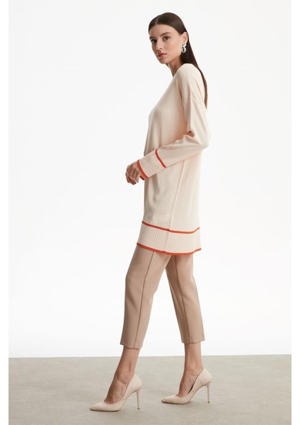 - Çizgi Detaylı Rayon Tunik fiyatları