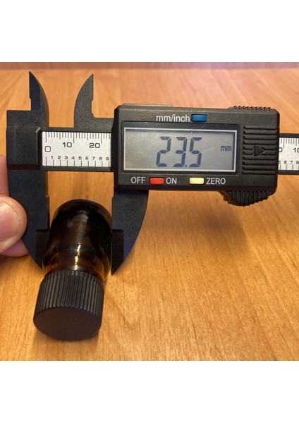3 ml Kapaklı Amber Cam Şişe , 3 cc Amber Cam Şişe x 10 Adet