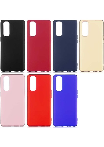 Oppo Reno 4 Pro Kılıf Premier Silikon Kapak-Saks Mavi