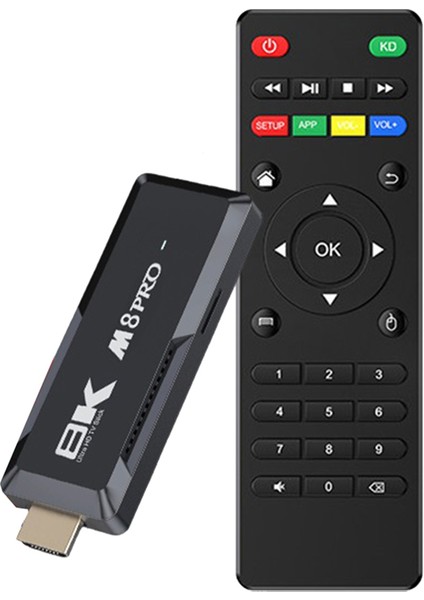 M8 Pro Tv Çubuk 2gb 16GB Android 12.1 Akıllı Tv Kutusu Aııwinner H313 (Yurt Dışından)