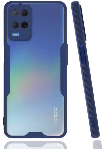Oppo A54 4g Kılıf Parfe Kapak-Lacivert