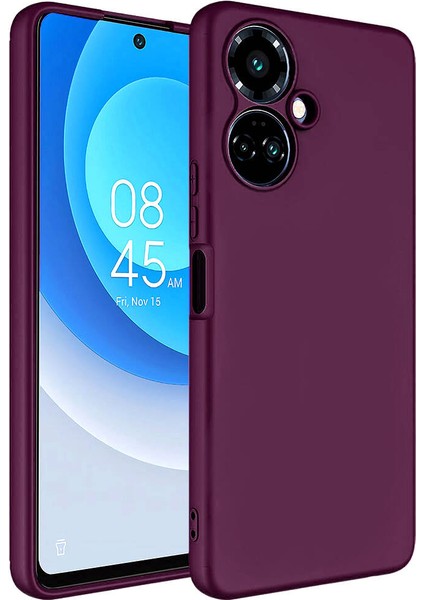 Tecno Camon 19 Pro Kılıf Mara Lansman Kapak-Koyu Mor