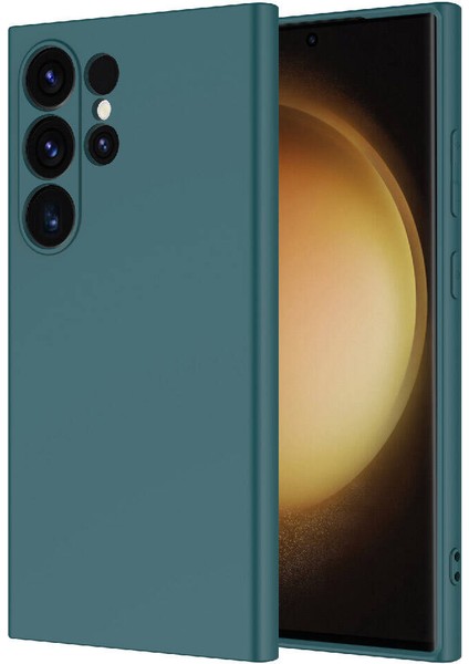 Galaxy S24 Ultra Kılıf Mara Lansman Kapak-Koyu Yeşil