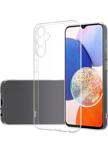 Galaxy A25 Kılıf Süper Silikon Kapak-Renksiz