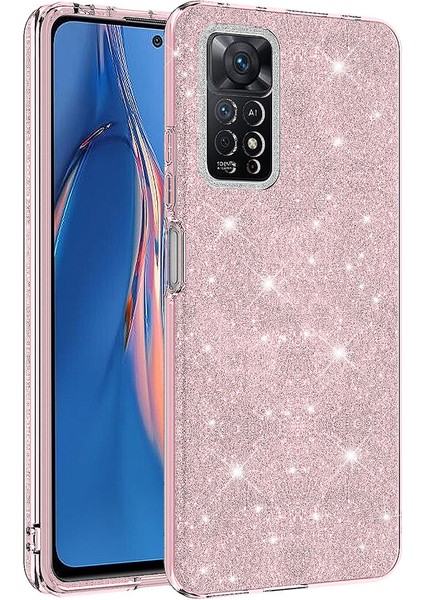 Xiaomi Redmi Note 12 Pro 4g Kılıf Shining Silikon-Pembe