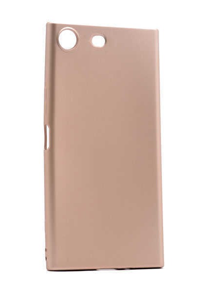 Sony Xperia M5 Kılıf Premier Silikon Kapak-Gold