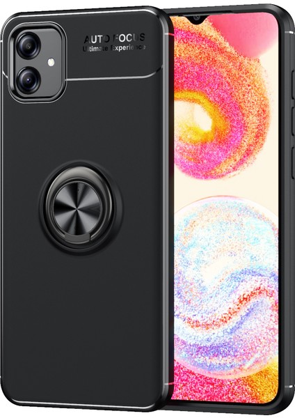 Galaxy A04E Kılıf Ravel Silikon Kapak-Siyah