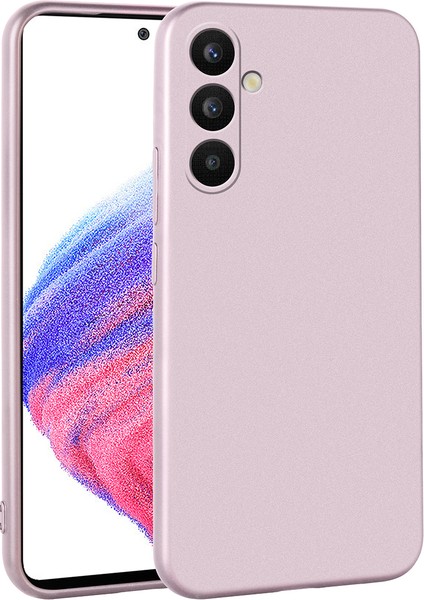 Galaxy A34 Kılıf Premier Silikon Kapak-Rose Gold