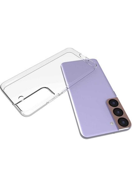 Galaxy S22 Kılıf Süper Silikon Kapak-Renksiz