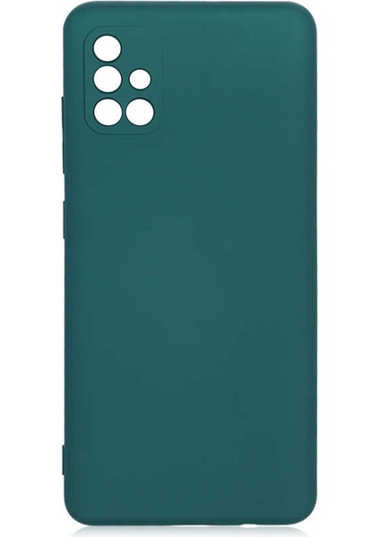Galaxy A51 Kılıf Mara Lansman Kapak-Koyu Yeşil