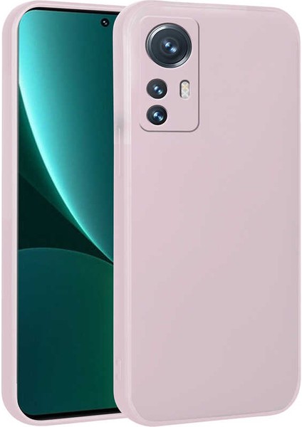 Xiaomi Xiaomi 12 Lite Kılıf Premier Silikon Kapak-Rose Gold