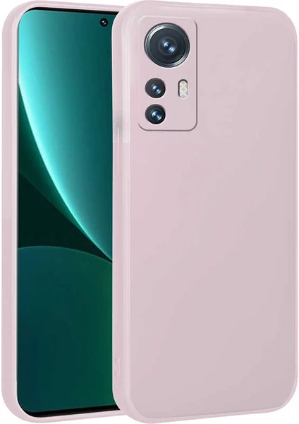 Xiaomi Xiaomi 12 Lite Kılıf Premier Silikon Kapak-Rose Gold