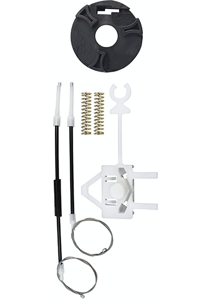 Fiat Siena Ön Sağ Kapı Uyumlu Cam Kriko Teli ve Tamir Seti Takımı Kiti