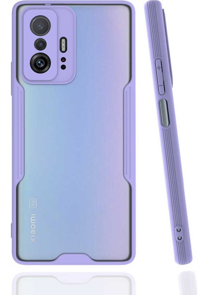 Xiaomi Mi 11T Pro 5g Kılıf Parfe Kapak-Mor