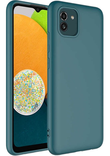 Galaxy A03 Kılıf Mara Lansman Kapak-Koyu Yeşil
