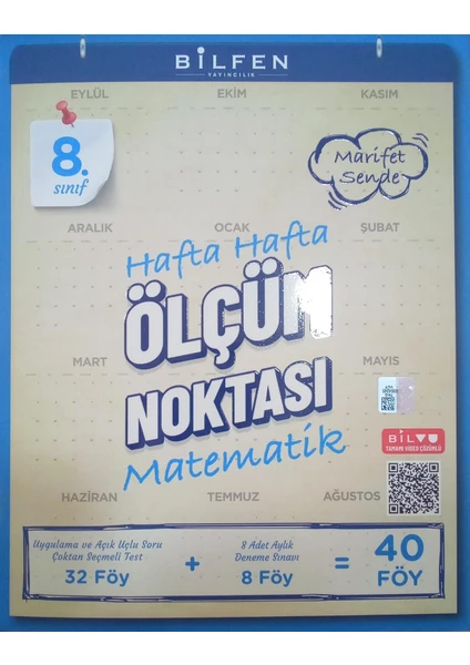 Bilfen Yayıncılık 8.sınıf Matematik Ölçüm Noktası