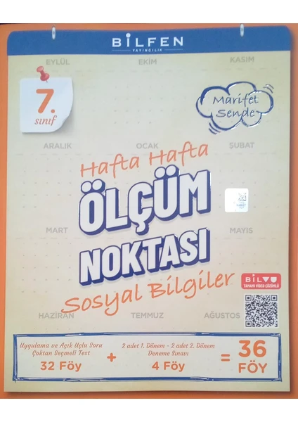 Bilfen Yayıncılık 7.sınıf Sosyal Bilimler Ölçüm Noktası