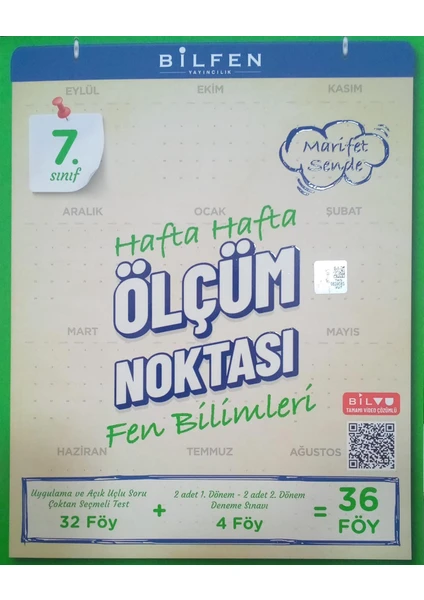 Bilfen Yayıncılık 7.sınıf Fen Bilimleri Ölçüm Noktası