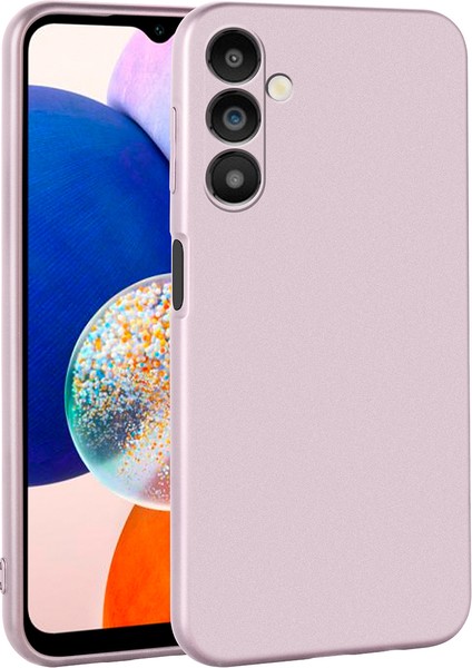 Galaxy A14 Kılıf Premier Silikon Kapak-Rose Gold